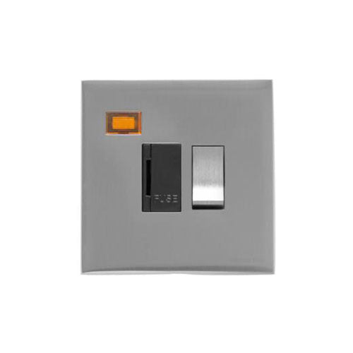 Winchester Range-Satin Chrome Silk-Switched Spur with Neon (13 Amp)