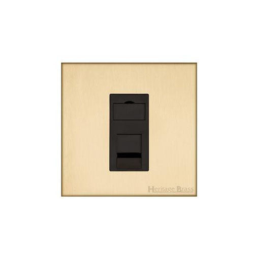Winchester Range-Satin Brass-1 Gang RJ11
