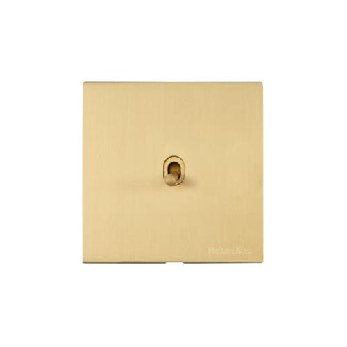 Windsor Range-Satin Brass-1 Gang Intermediate Stockholm Toggle