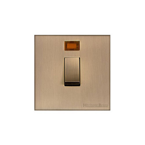Winchester Range-Antique Brass-20A DP SWITCH with Neon