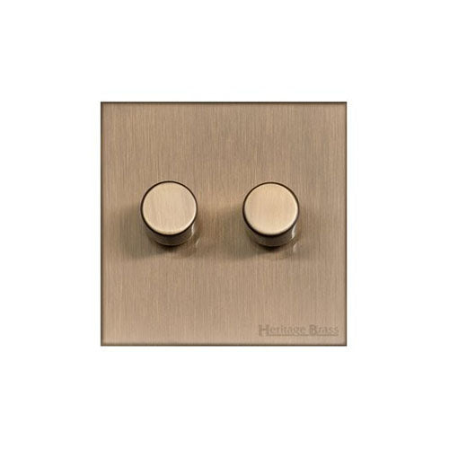 Winchester Range-Antique Brass-2G Multi Location Primary Dimmer