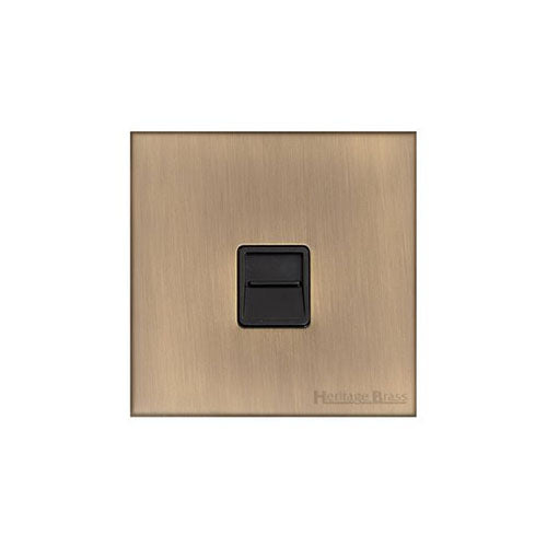 Winchester Range-Antique Brass-1 Gang Secondary Line Socket