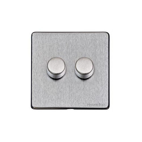 Vintage Range-Satin Chrome-2G Multi Location Primary Dimmer