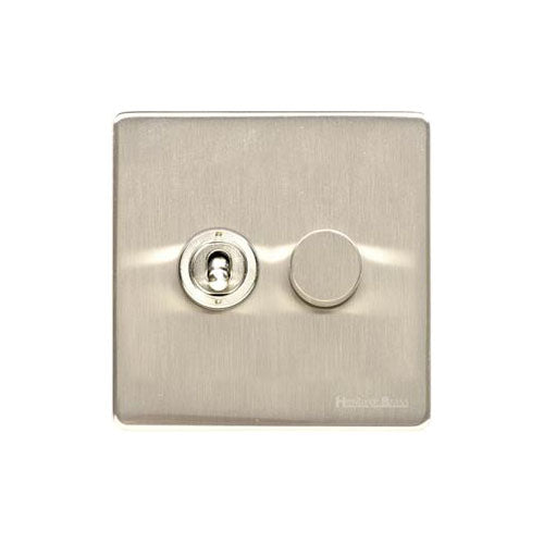 Vintage Range-Satin Nickel-2G 1xToggle 1xTED