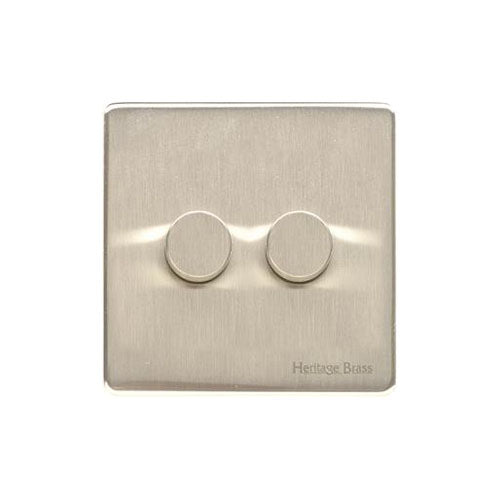 Vintage Range-Satin Nickel-2G Multi Location Secondary Dimmer