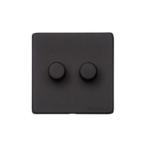Vintage Range-Matt Black-2G Multi Location Primary Dimmer