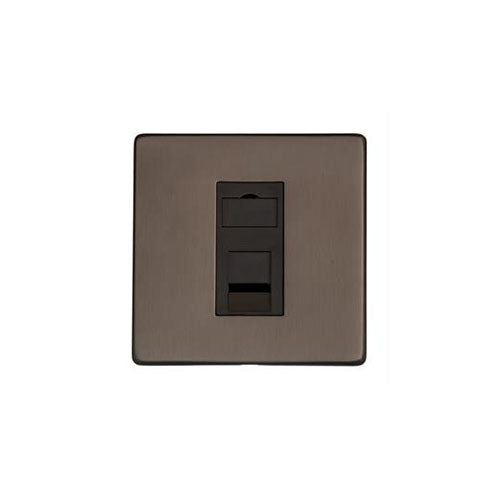 Studio Range-Matt Bronze-1 Gang CAT6
