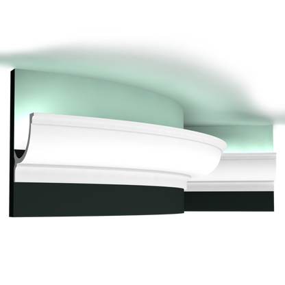 Orac Decor, C902F Flexible Concealed Light Moulding, , Concealed Light Moulding, Felxible Concealed Light Moulding, Flexible Concealed Light Moulding