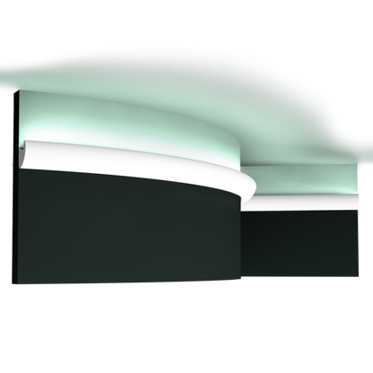 Orac Decor, CX188F Flexible Concealed Light Moulding, Concealed Light Moulding, Concealed Light Moulding, Felxible Concealed Light Moulding, Flexible Concealed Light Moulding