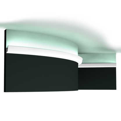 Orac Decor, CX189F Flexible Concealed Light Moulding, Concealed Light Moulding, Concealed Light Moulding, Felxible Concealed Light Moulding, Flexible Concealed Light Moulding