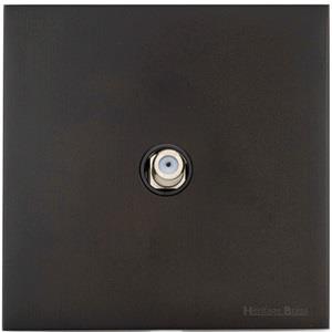 Windsor Range Dark Antique Bronze-1 Gang Satellite Socket