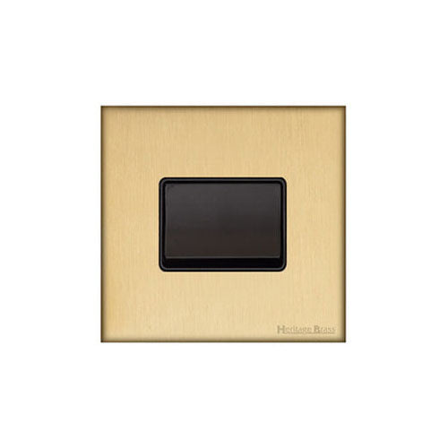 Windsor Range-Satin Brass-6A Triple Pole Fan Isolator Switch