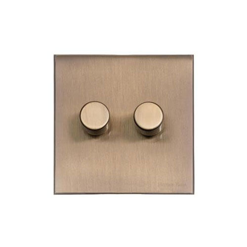 Windsor Range-Matt Antique Brass-2G Multi Location Primary Dimmer