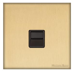 Windsor Range Matt Brass-1 Gang Secondary Line Socket