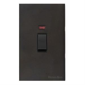 Windsor Range Dark Antique Bronze-45A DP Cooker Switch with Neon (tall plate)