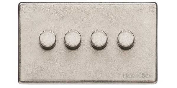 Vintage Range Rustic Nickel-4G Multi Location Secondary Dimmer