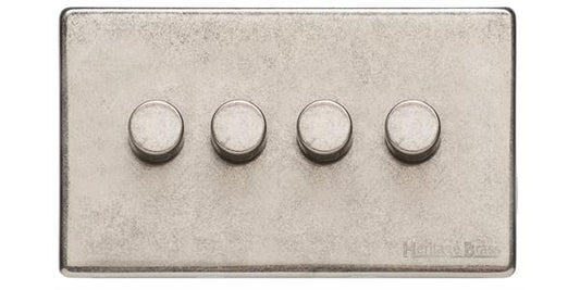 Vintage Range Rustic Nickel-4G Multi Location Secondary Dimmer