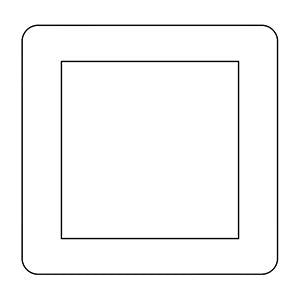 Executive Range-Matt White & Chrome-2 Module Euro Plate