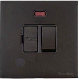 Windsor Range Dark Antique Bronze-Switched Spur with Neon + Cord (13 Amp)