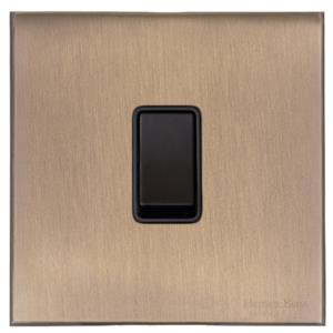 Windsor Range Matt Antique Brass | 20A Double Pole Switch