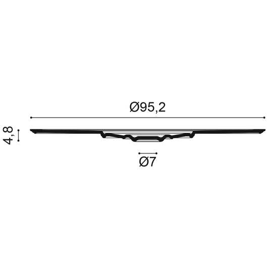 R64 Orac Ceiling Rose