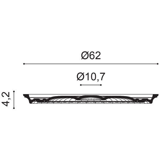 R77 Orac Ceiling Rose