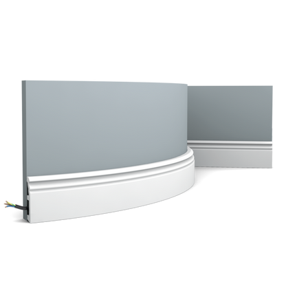 Orac Decor, SX195F Flexible Skirting Board, Skirting Board, Flexible Skirting, Flexible Skirting Board, Flexible Wall Moulding, Skirting, Skirting Board