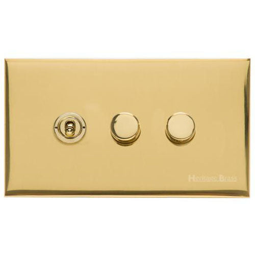 Winchester Range-Polished Brass-3G 1xToggle 2xTED