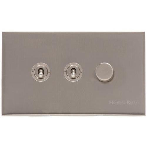 Winchester Range-Satin Nickel-3G 2xToggle 1xTED