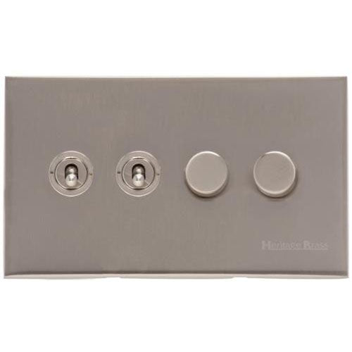 Winchester Range-Satin Nickel-4G 2xToggle 2xTED