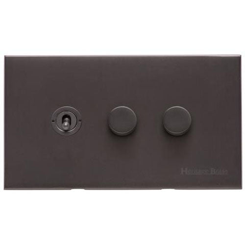 Winchester Range-Matt Bronze-3G 1xToggle 2xTED