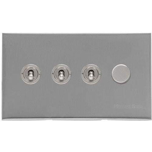 Winchester Range-Satin Chrome Silk-4G 3xToggle 1xTED
