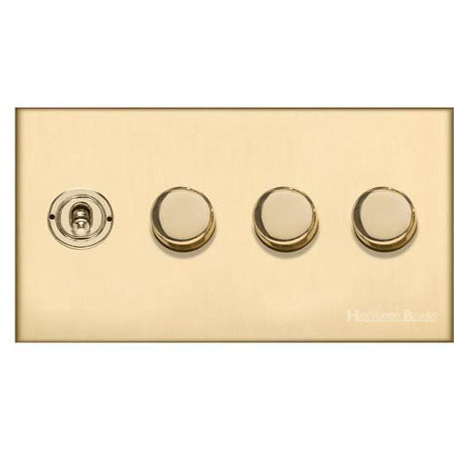 Winchester Range-Satin Brass-4G 1xToggle 3xTED