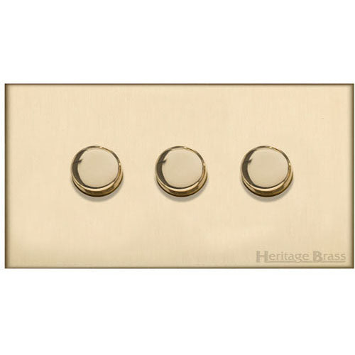 Winchester Range-Satin Brass-3G Multi Location Secondary Dimmer