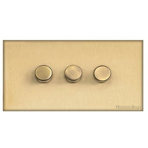 Windsor Range-Satin Brass-3G Multi Location Primary Dimmer