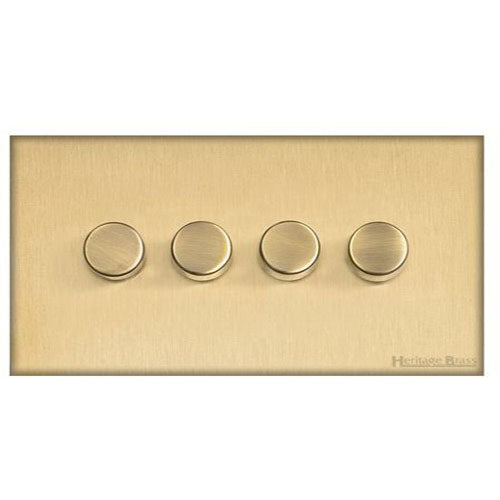 Windsor Range-Satin Brass-4G Multi Location Primary Dimmer