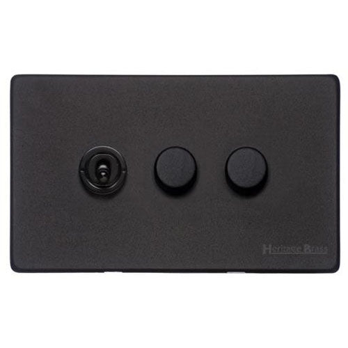 Vintage Range-Matt Black-3G 1xToggle 2xTED