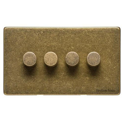 Vintage Range-Rustic Brass-4G Multi Location Primary Dimmer