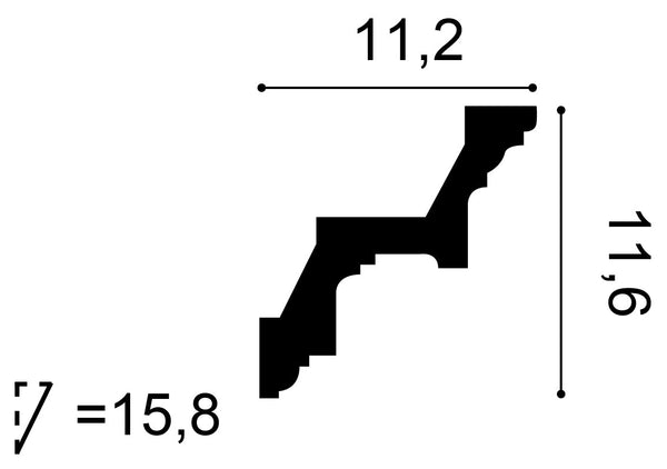 C211F- Flexible Cornice Moulding