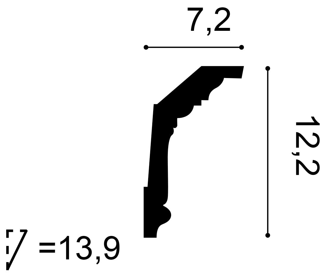 C304F- Flexible Cornice Moulding