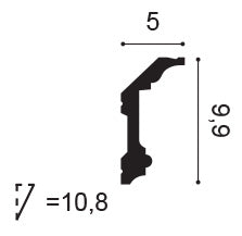 C321F- Flexible Cornice Moulding