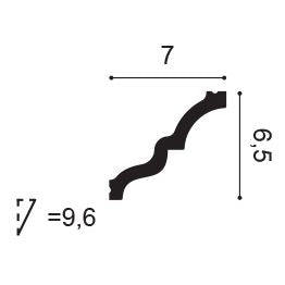 C325F- Flexible Cornice Moulding