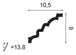 C326F- Flexible Cornice Moulding