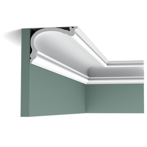 Orac Decor,Orac Decor- C341F-Cornice Moulding Flex 200x12.2x8.8   (cm) £47.21 /m,Cornice Moulding