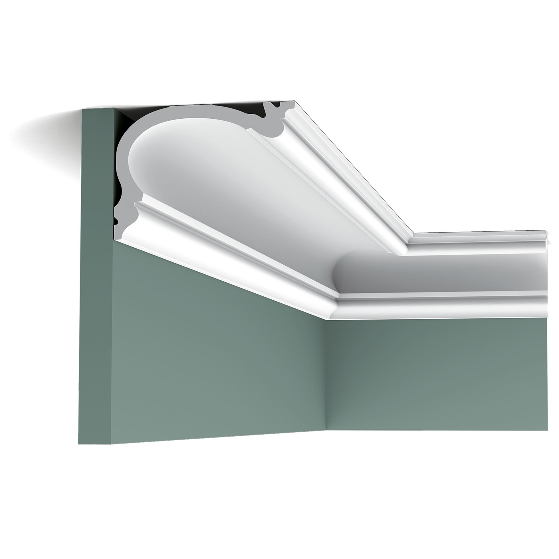 Orac Decor,Orac Decor- C321F-Cornice Moulding Flex 200x5.0x9.9   (cm) £34.12 /m,Cornice Moulding