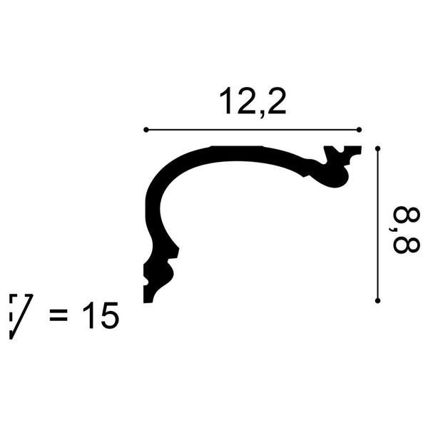 C341F- Flexible Cornice Moulding