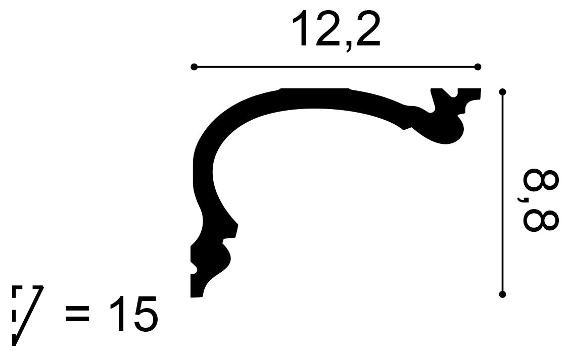 C341F- Flexible Cornice Moulding