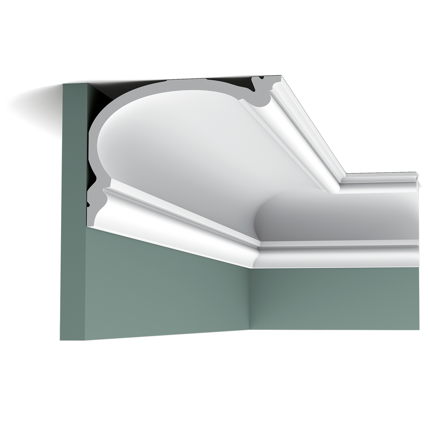 Orac Decor,Orac Decor- C342-Cornice Moulding 200x19.0x14.0   (cm) £33.16 /m,Cornice Moulding