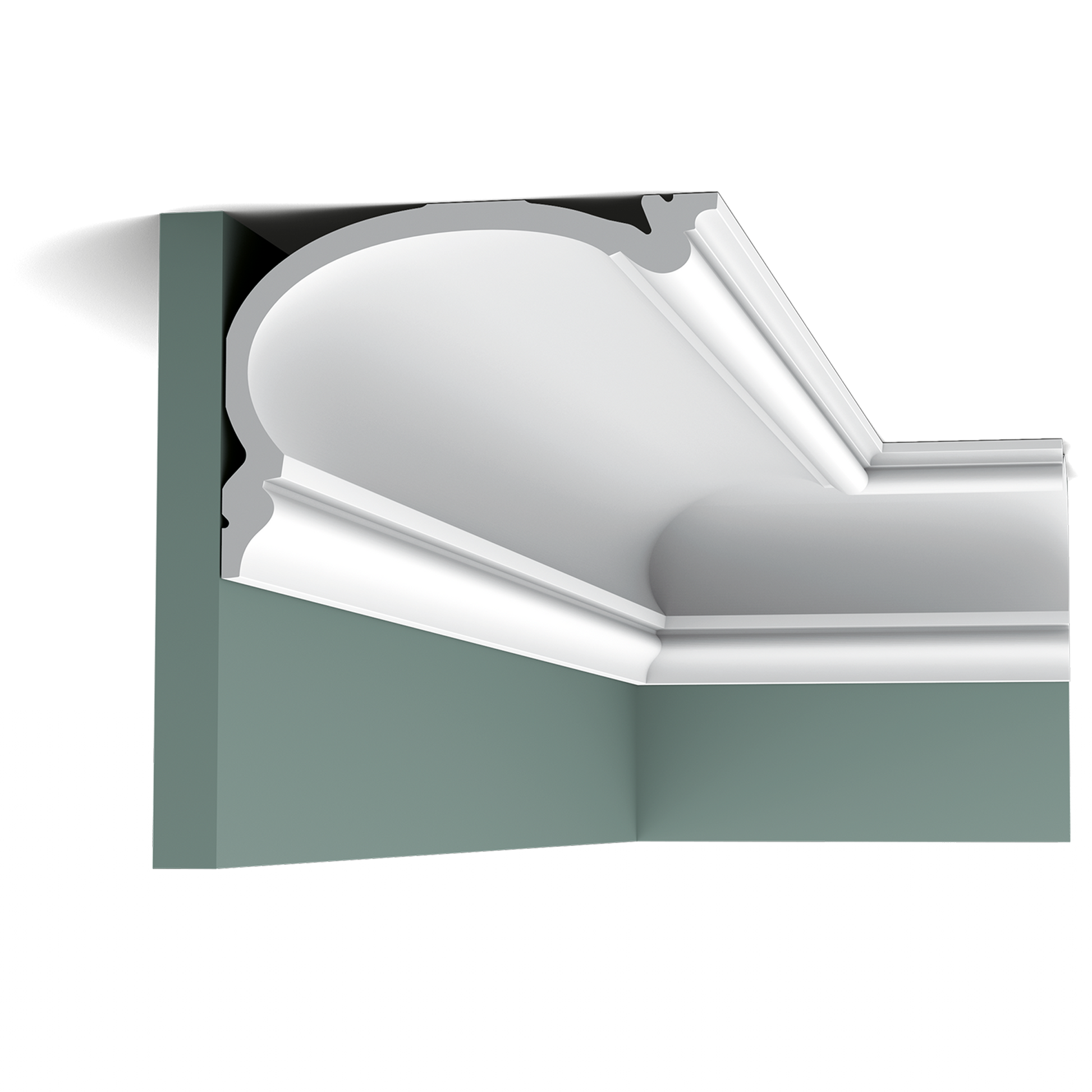 Orac Decor,Orac Decor- C342-Cornice Moulding 200x19.0x14.0   (cm) £33.16 /m,Cornice Moulding