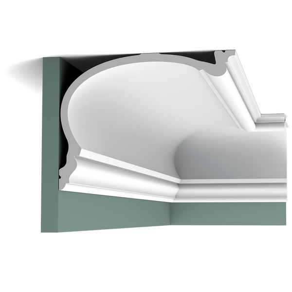 Orac Decor,Orac Decor- C343-Cornice Moulding 200x25.0x19.0   (cm) £50.53 /m,Cornice Moulding